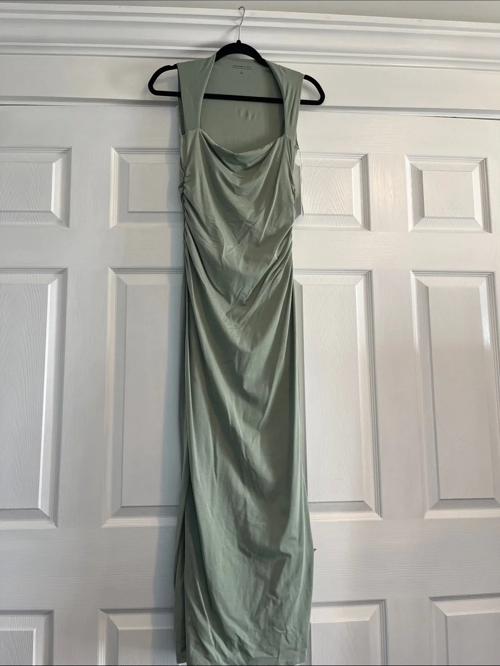 Abercrombie & Fitch Sage Green Maxi Dress